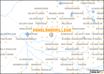 map of Pahala Hammillewa