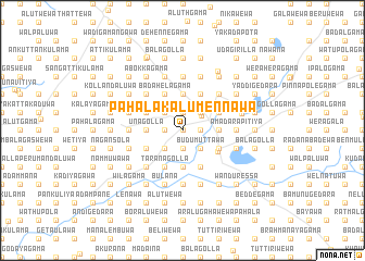 map of Pahala Kalumennawa