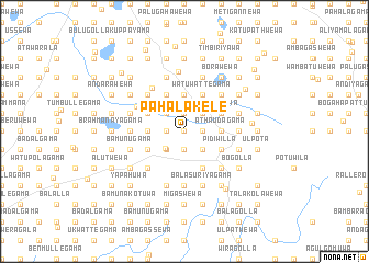 map of Pahalakele