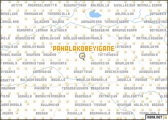 map of Pahala Kobeyigane