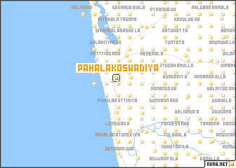 map of Pahalakoswadiya