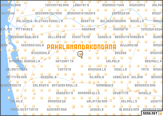 map of Pahala Mandakondana