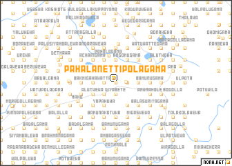 map of Pahala Nettipolagama