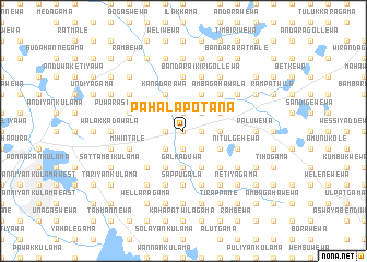 map of Pahala Potana