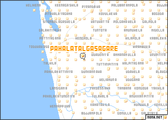 map of Pahalatalgasagare