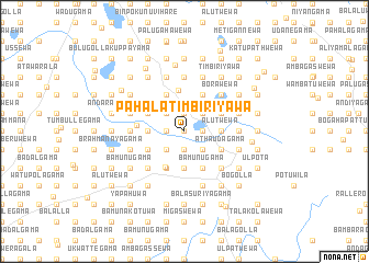 map of Pahala Timbiriyawa