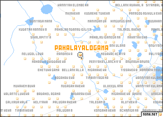 map of Pahala Yalogama