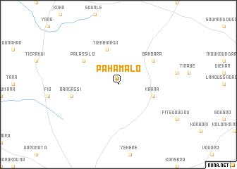 map of Pahamalo