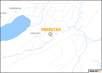 map of Pahautea
