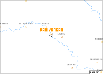 map of Pahiyangan