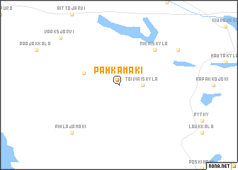 map of Pahkamäki