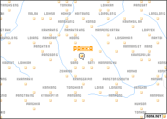 map of Páhká