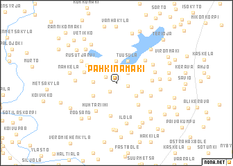 map of Pähkinämäki