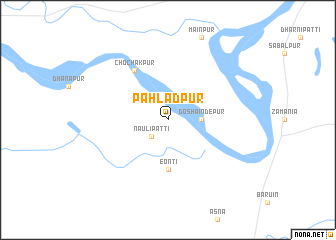 map of Pahlādpur
