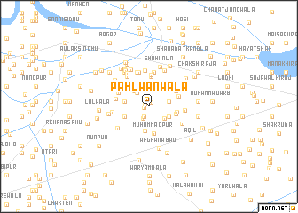 map of Pahlwānwāla