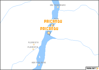 map of Paiçandu