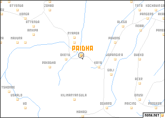 map of Paidha