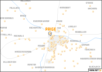 map of Paige
