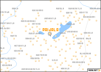 map of Paijala