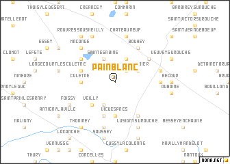 map of Painblanc