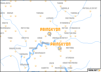 map of Paingkyon