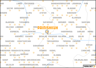 map of Pāʼīn Īshkūh