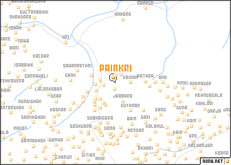 map of Painkri