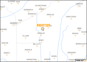 map of Painton