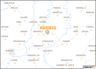 map of Paisievo