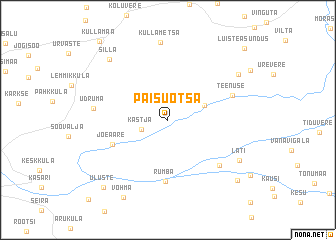 map of Paisuotsa