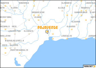 map of Paja Verde