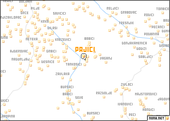 map of Pajići