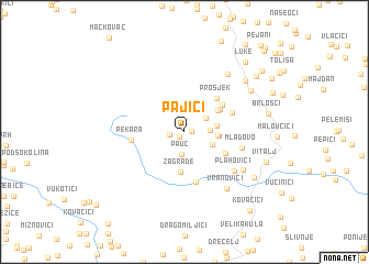 map of Pajići