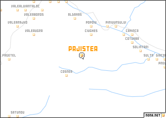 map of Pajiştea