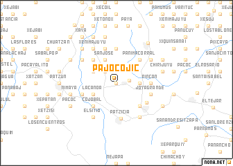 map of Pajocojic