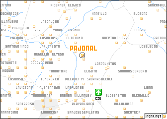 map of Pajonal