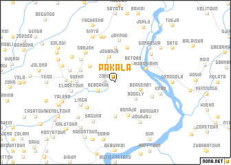 map of Pakala
