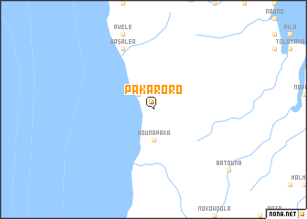 map of Pakaroro