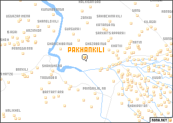 map of Pākhan Kili