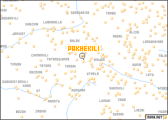 map of Pakhe Kili