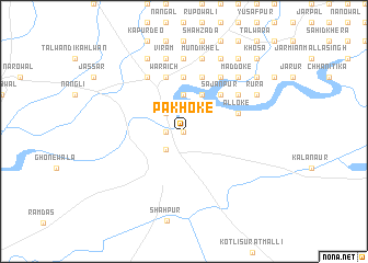 map of Pakhoke