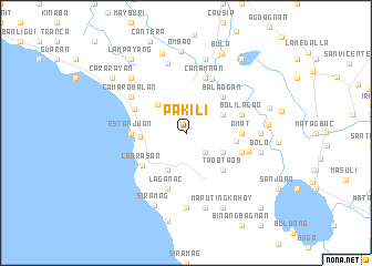 map of Pakili