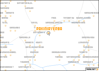 map of Pakinia Yerba