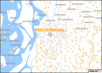 map of Pakki Mirānīwāli