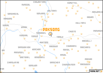 map of Paksŏng