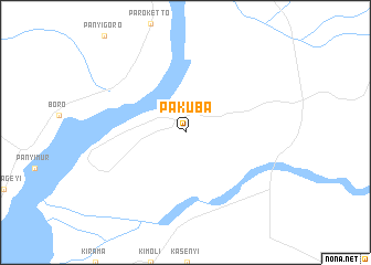 map of Pakuba