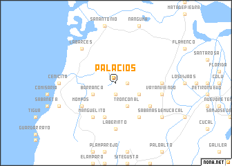 map of Palacios
