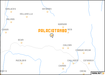 map of Palacio Tambo