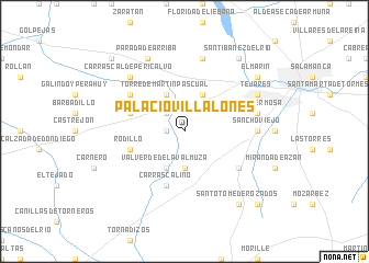 map of Palacio Villalones