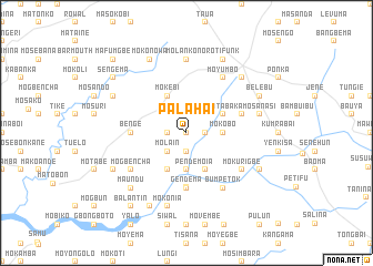 map of Palahai